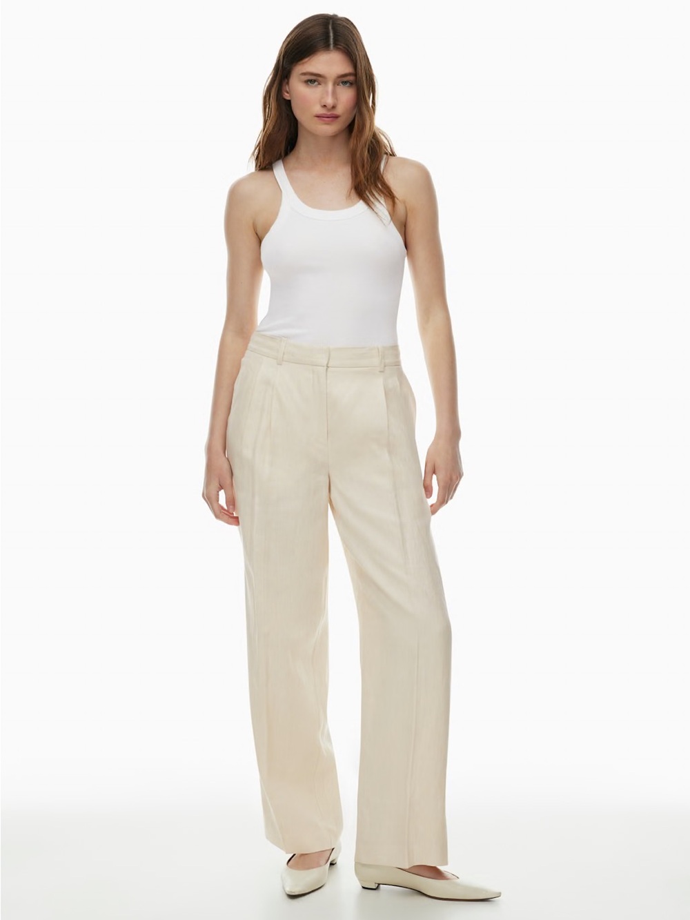 Aritzia Babaton Sadiki Linen blend Pants